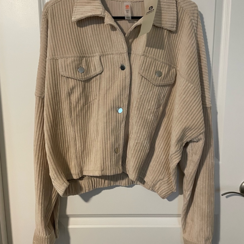 Women's Tan Corduroy Jacket Momo B